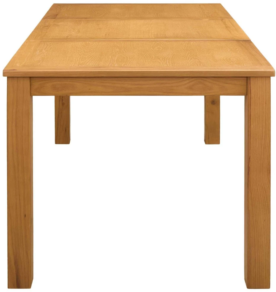 Valgomojo stalas 150 x 85 x 75 cm Kietas ąžuolo medis Natūrali