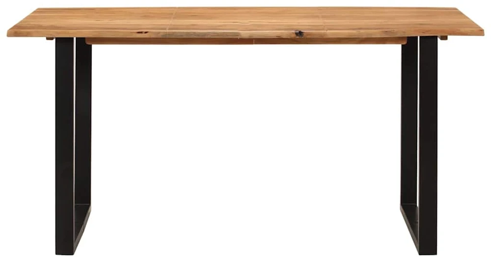 Valgomojo stalas, 154x80x76cm, akacijos medienos masyvas