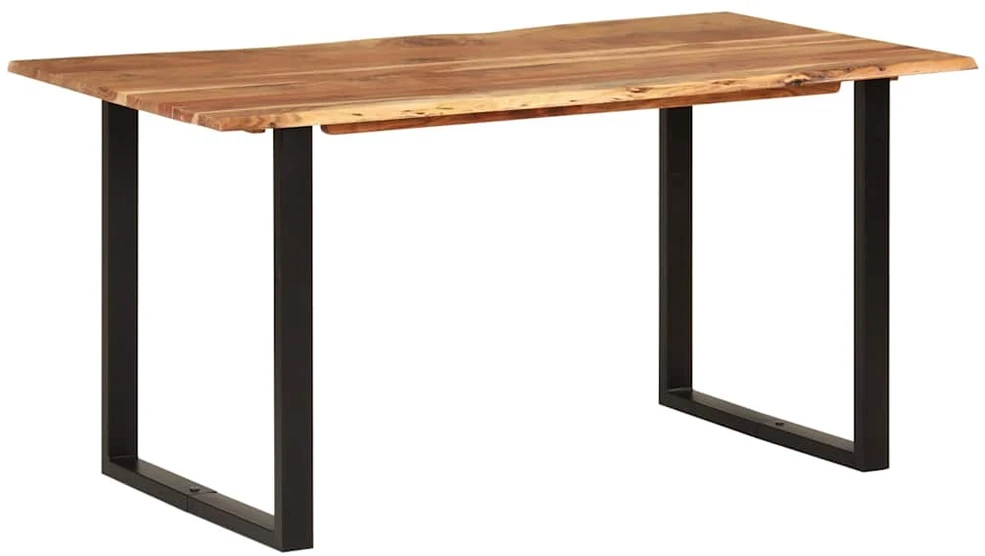 Valgomojo stalas, 154x80x76cm, akacijos medienos masyvas