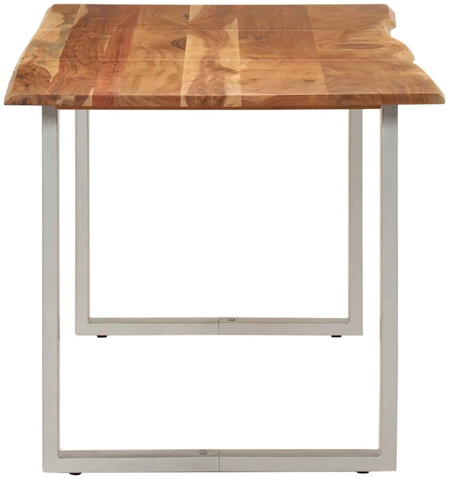 Valgomojo stalas, 154x80x76cm, akacijos medienos masyvas