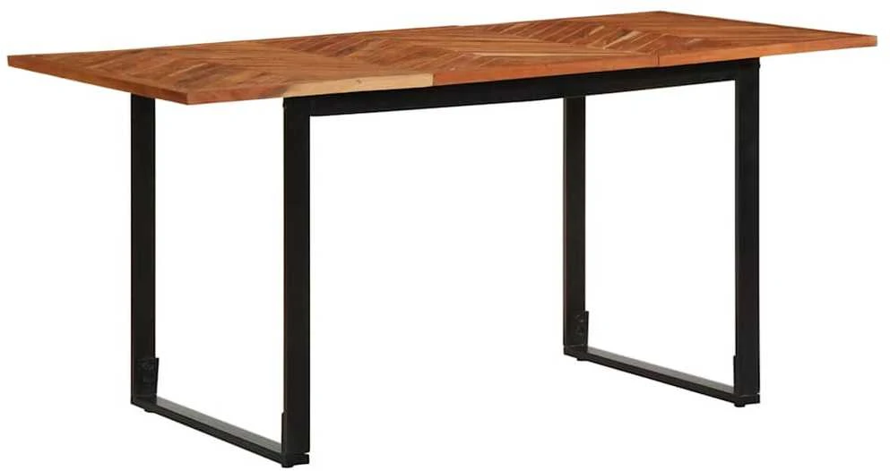 Valgomojo stalas, 160x80x75cm, akacijos medienos masyvas