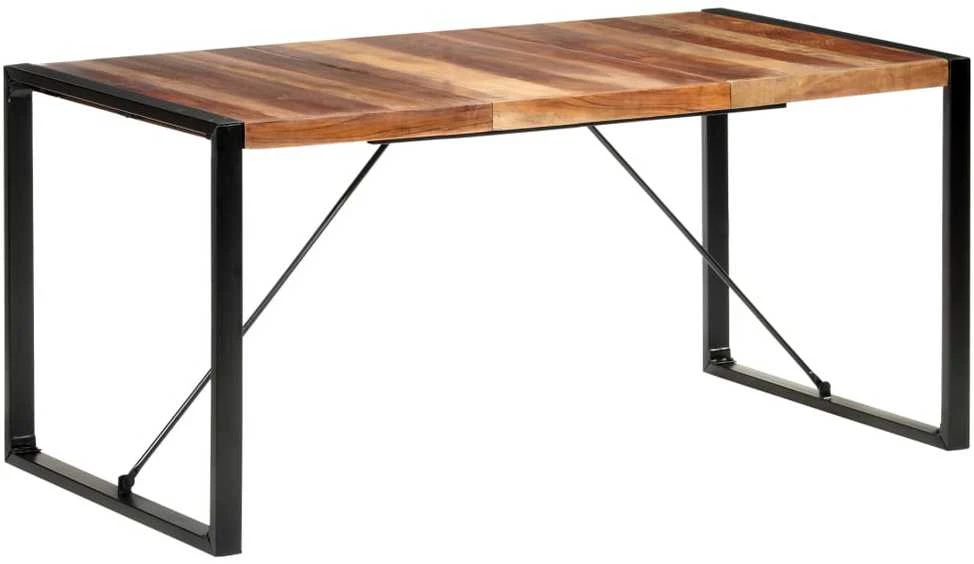 Valgomojo stalas, 160x80x75cm, medienos masyvas