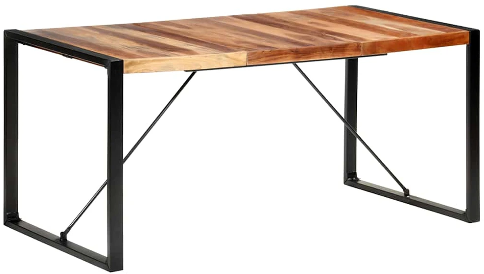 Valgomojo stalas, 160x80x75cm, medienos masyvas