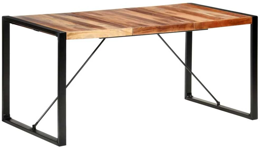 Valgomojo stalas, 160x80x75cm, medienos masyvas
