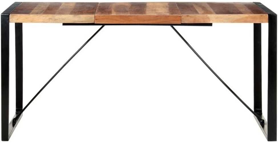 Valgomojo stalas, 160x80x75cm, medienos masyvas