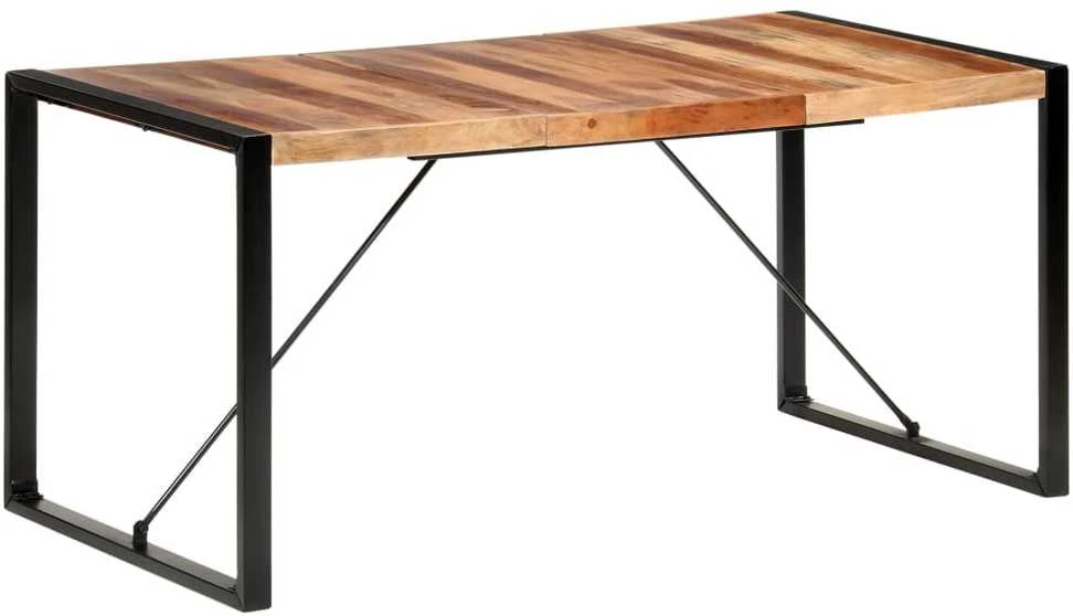 Valgomojo stalas, 160x80x75cm, medienos masyvas
