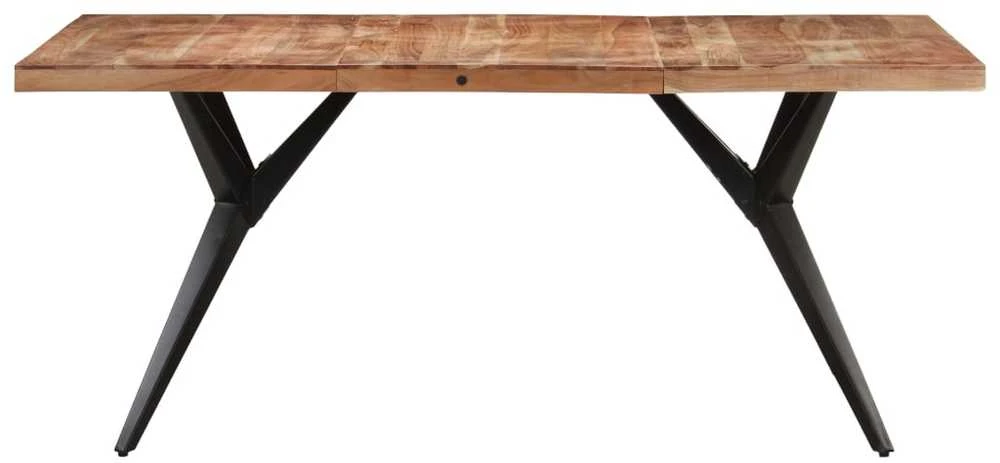 Valgomojo stalas, 160x80x76cm, akacijos medienos masyvas