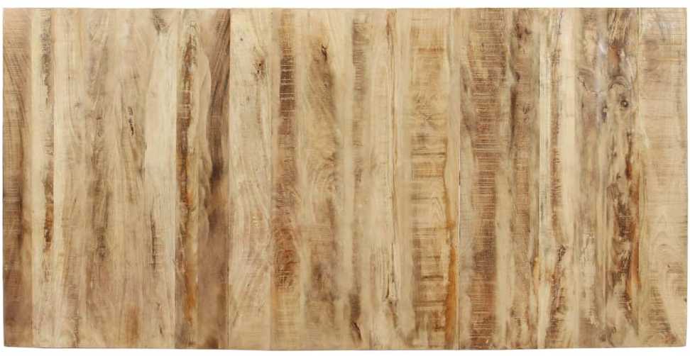 Valgomojo stalas, 160x80x76cm, neapdorota mango mediena