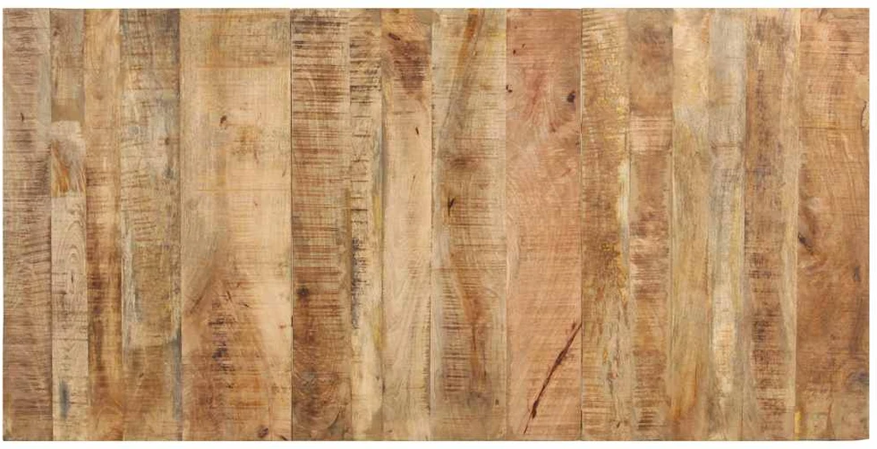 Valgomojo stalas, 160x80x76cm, neapdorota mango mediena