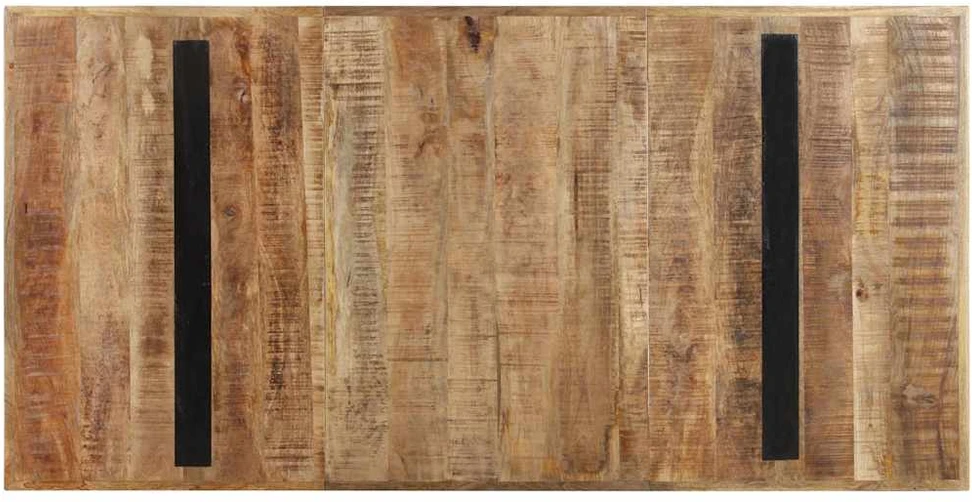 Valgomojo stalas, 160x80x76cm, neapdorota mango mediena
