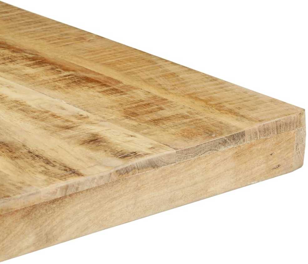 Valgomojo stalas, 160x80x76cm, neapdorota mango mediena
