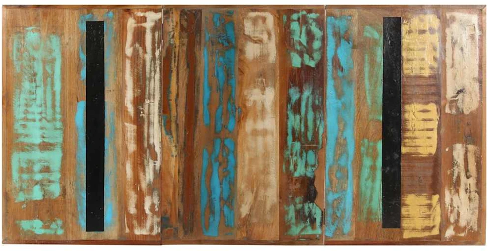 Valgomojo stalas, 160x80x76cm, perdirbtos medienos masyvas