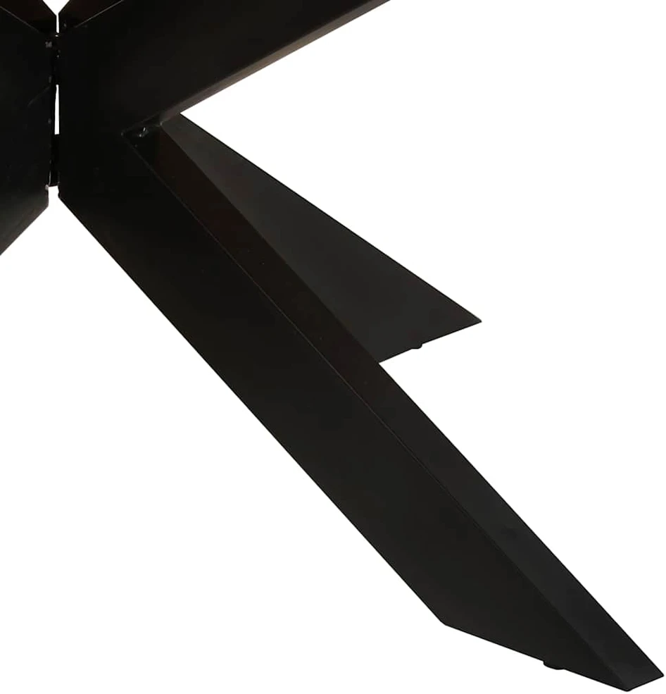Valgomojo stalas, 175x75cm, neapdorota mango mediena