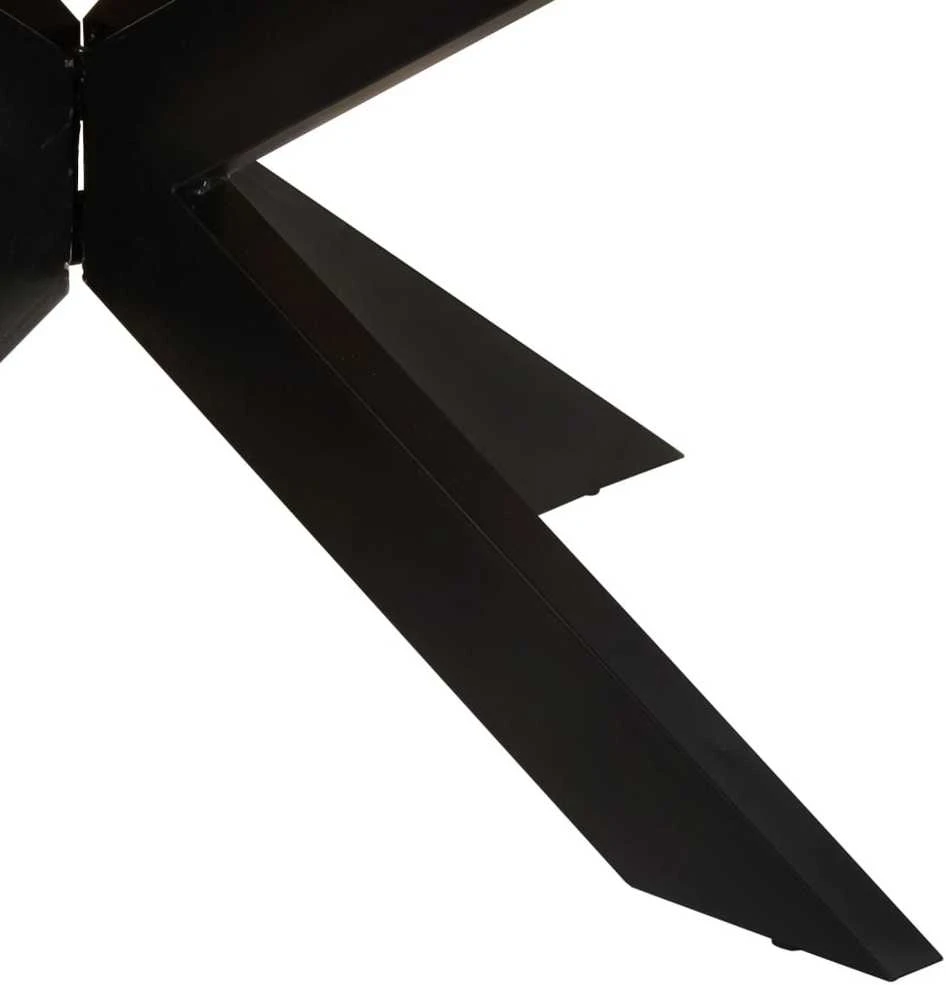Valgomojo stalas, 175x75cm, perdirbta mediena, apskritas