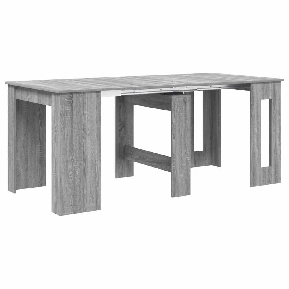 Valgomojo stalas 180 x 85 x 75 cm Apdirbta mediena Pilka Sonoma