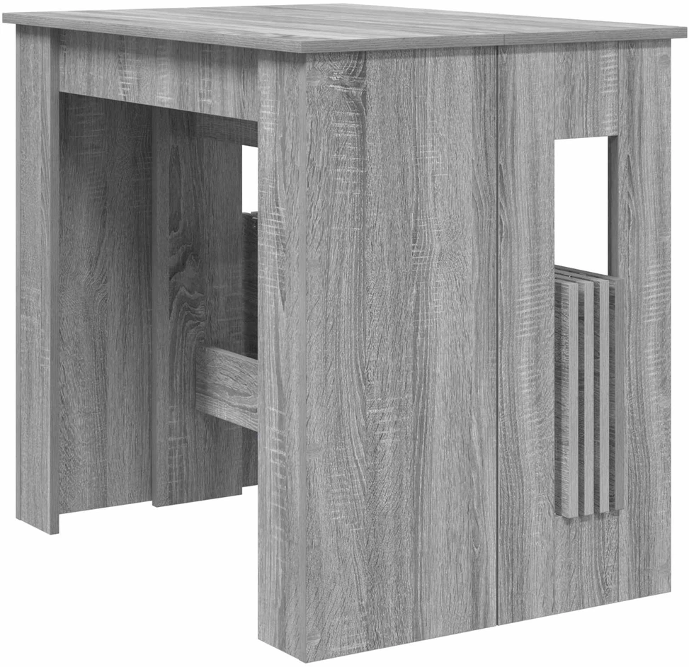 Valgomojo stalas 180 x 85 x 75 cm Apdirbta mediena Pilka Sonoma