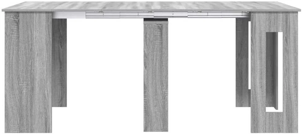 Valgomojo stalas 180 x 85 x 75 cm Apdirbta mediena Pilka Sonoma