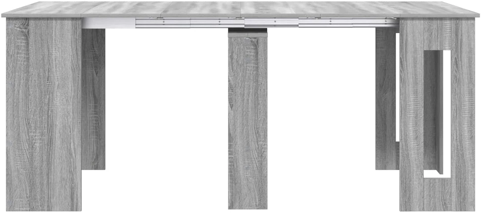 Valgomojo stalas 180 x 85 x 75 cm Apdirbta mediena Pilka Sonoma