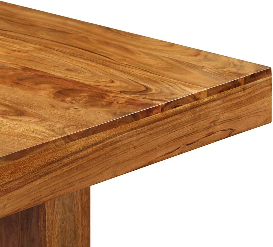 Valgomojo stalas, 180x90x75 cm, akacijos medienos masyvas