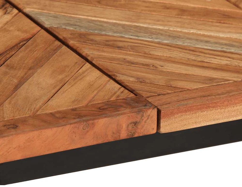 Valgomojo stalas, 180x90x75 cm, akacijos medienos masyvas
