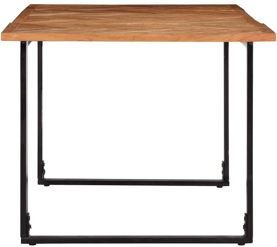 Valgomojo stalas, 180x90x75 cm, akacijos medienos masyvas