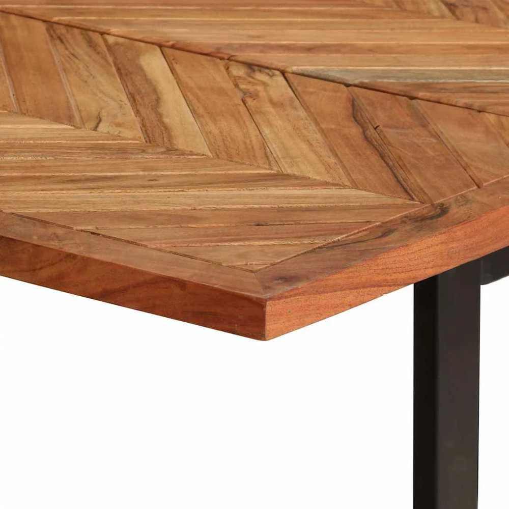 Valgomojo stalas, 180x90x75 cm, akacijos medienos masyvas