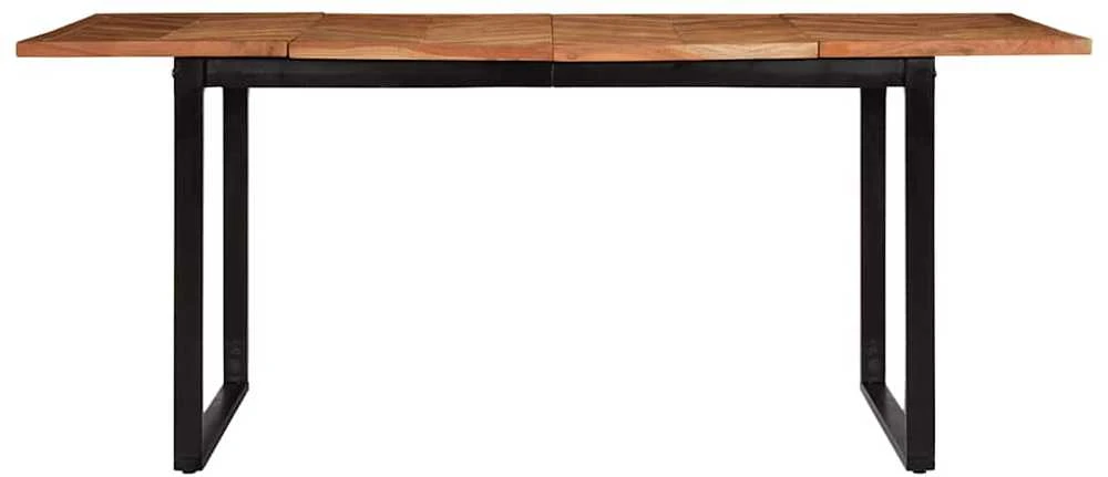 Valgomojo stalas, 180x90x75 cm, akacijos medienos masyvas