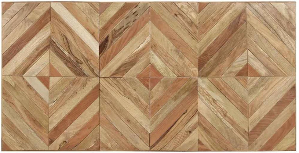 Valgomojo stalas, 180x90x76cm, akacija ir mango mediena