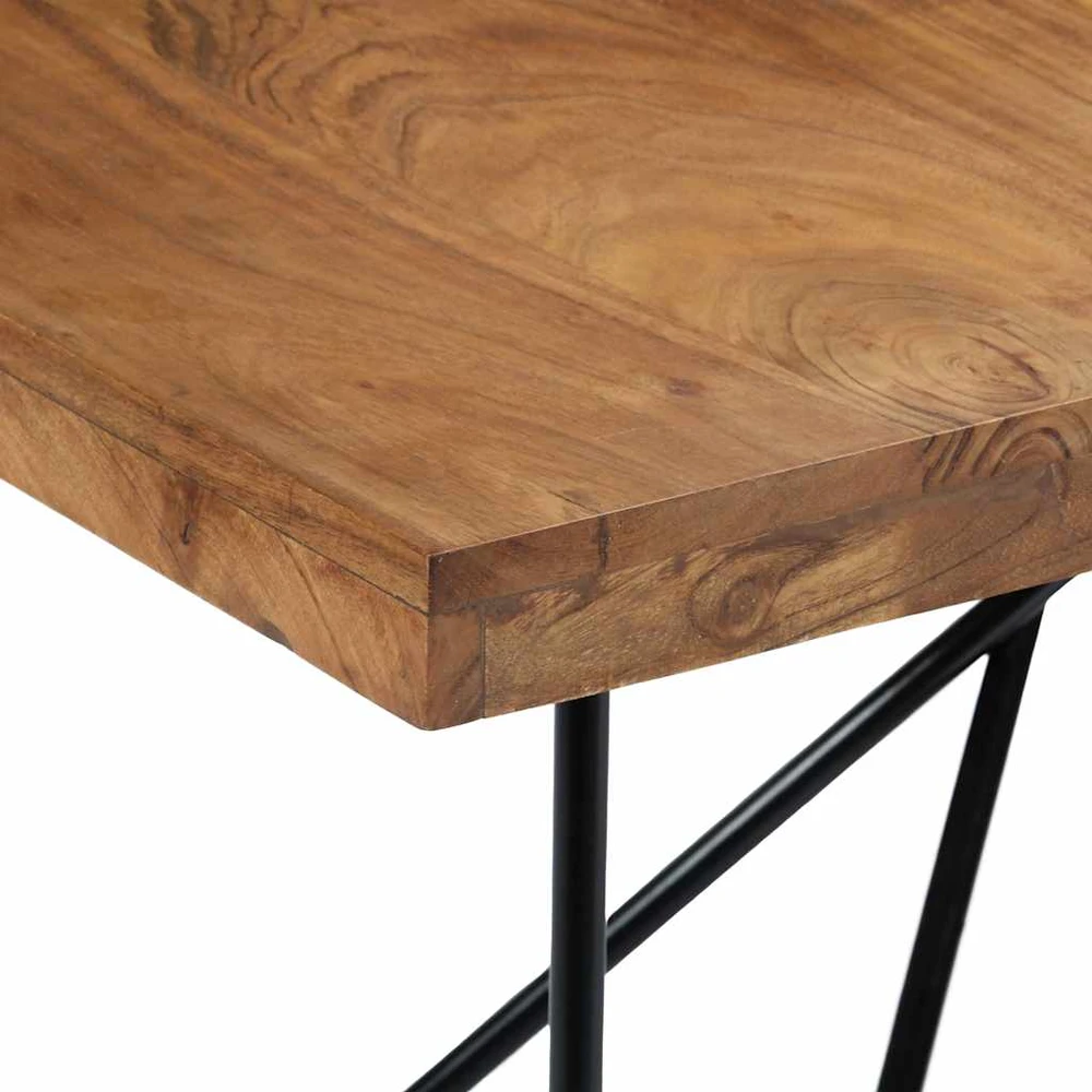 Valgomojo stalas, 180x90x76cm, akacijos medienos masyvas