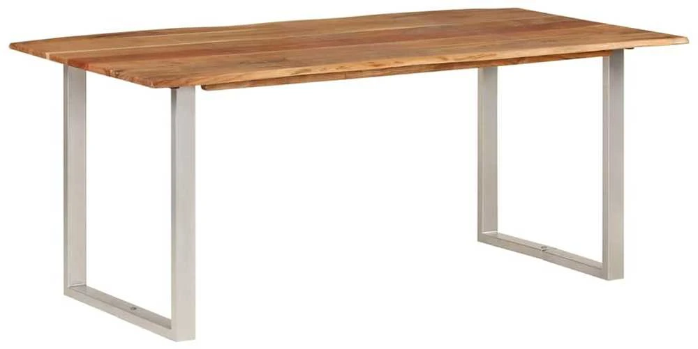 Valgomojo stalas, 180x90x76cm, akacijos medienos masyvas