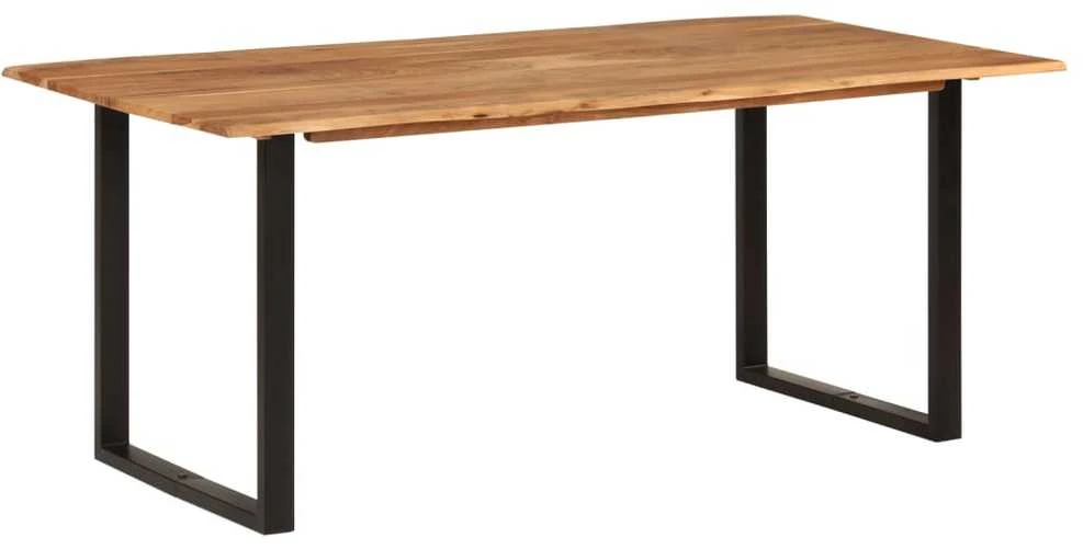 Valgomojo stalas, 180x90x76cm, akacijos medienos masyvas