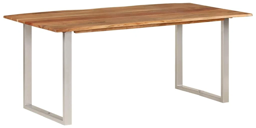 Valgomojo stalas, 180x90x76cm, akacijos medienos masyvas