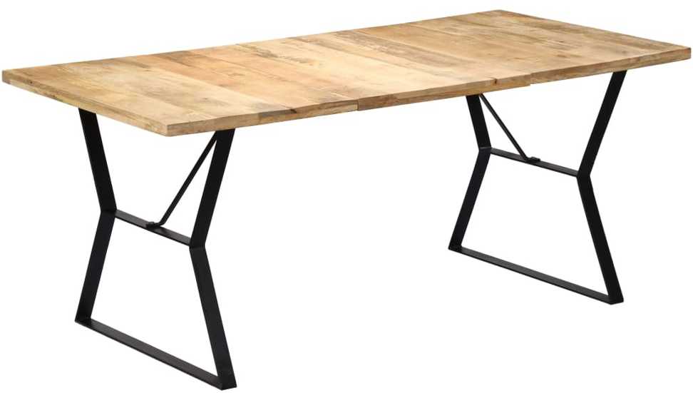 Valgomojo stalas, 180x90x76cm, mango medienos masyvas