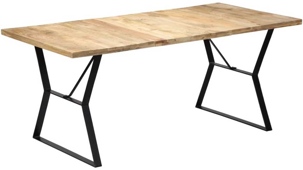 Valgomojo stalas, 180x90x76cm, mango medienos masyvas