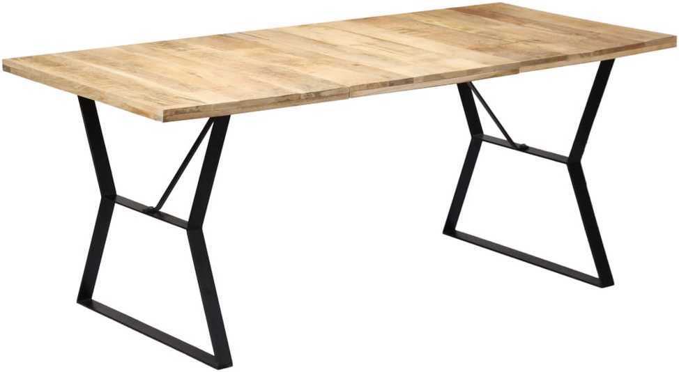 Valgomojo stalas, 180x90x76cm, mango medienos masyvas