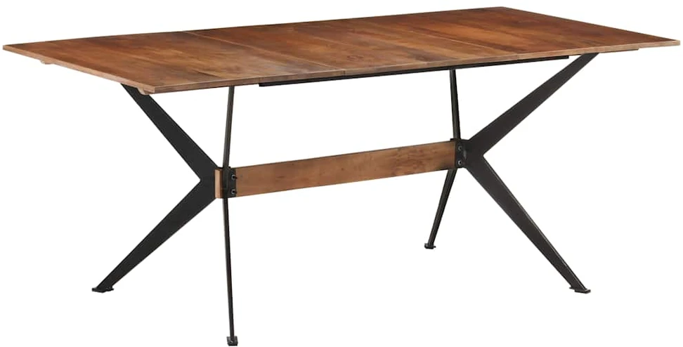 Valgomojo stalas, 180x90x76cm, mango medienos masyvas