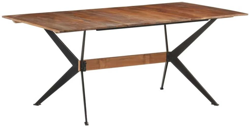 Valgomojo stalas, 180x90x76cm, mango medienos masyvas