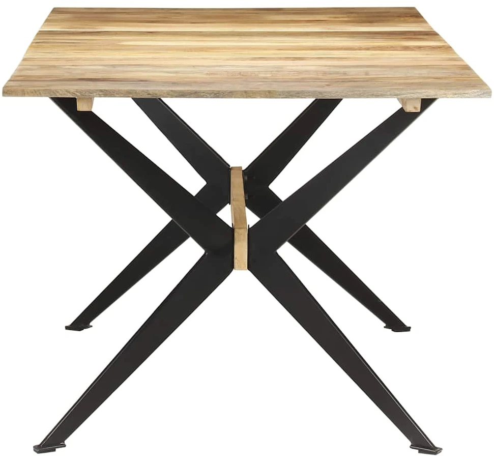 Valgomojo stalas, 180x90x76cm, mango medienos masyvas