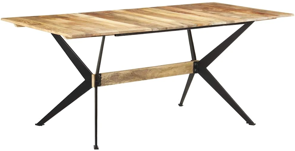 Valgomojo stalas, 180x90x76cm, mango medienos masyvas