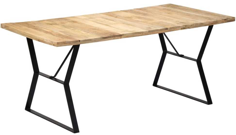 Valgomojo stalas, 180x90x76cm, mango medienos masyvas