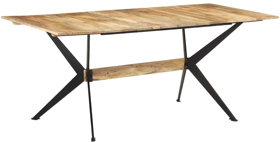 Valgomojo stalas, 180x90x76cm, mango medienos masyvas