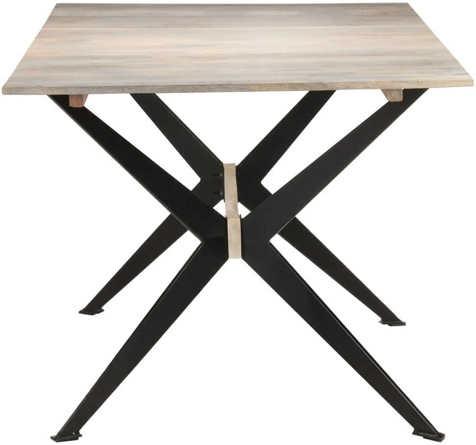 Valgomojo stalas, 180x90x76cm, mango medienos masyvas