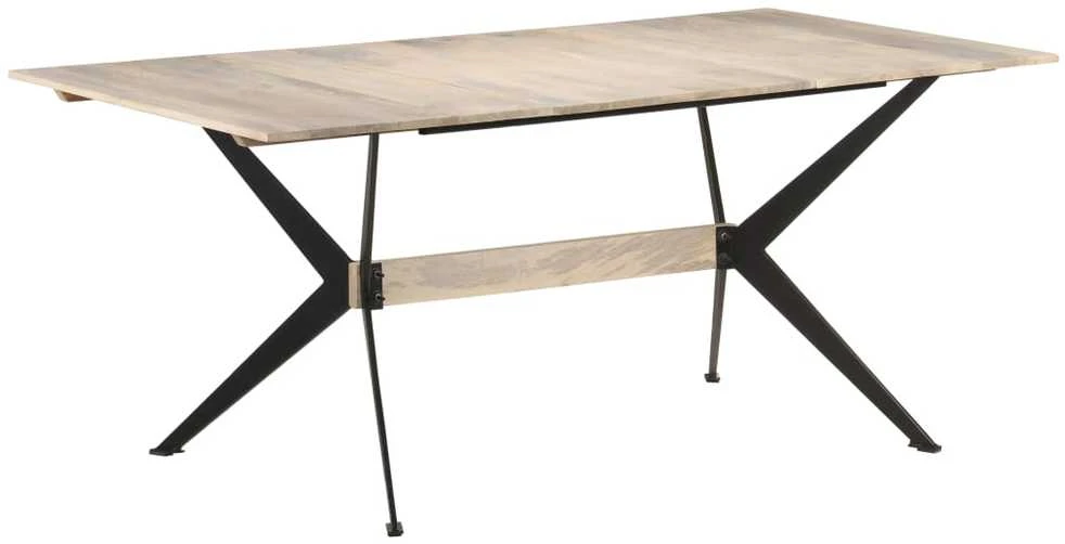 Valgomojo stalas, 180x90x76cm, mango medienos masyvas