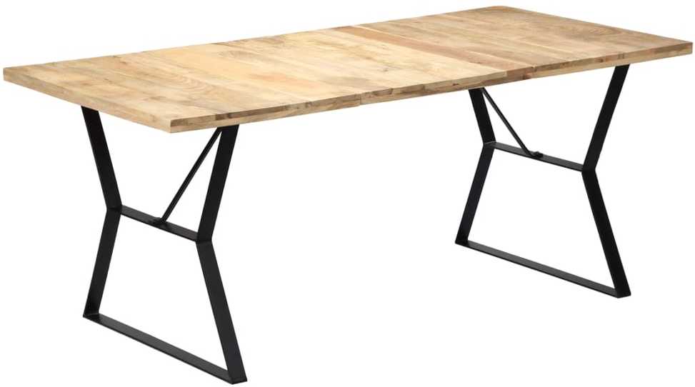 Valgomojo stalas, 180x90x76cm, mango medienos masyvas