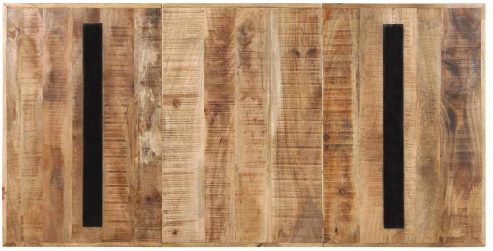 Valgomojo stalas, 180x90x76cm, neapdorota mango mediena