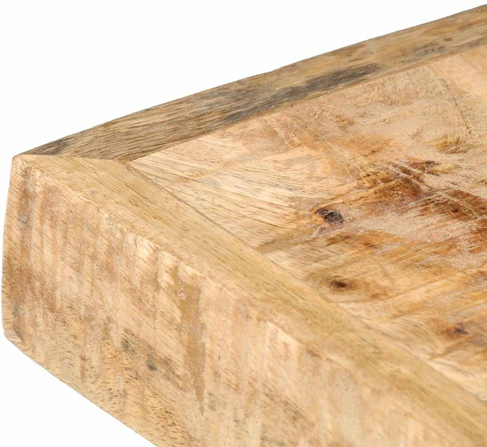Valgomojo stalas, 180x90x76cm, neapdorotas mango masyvas