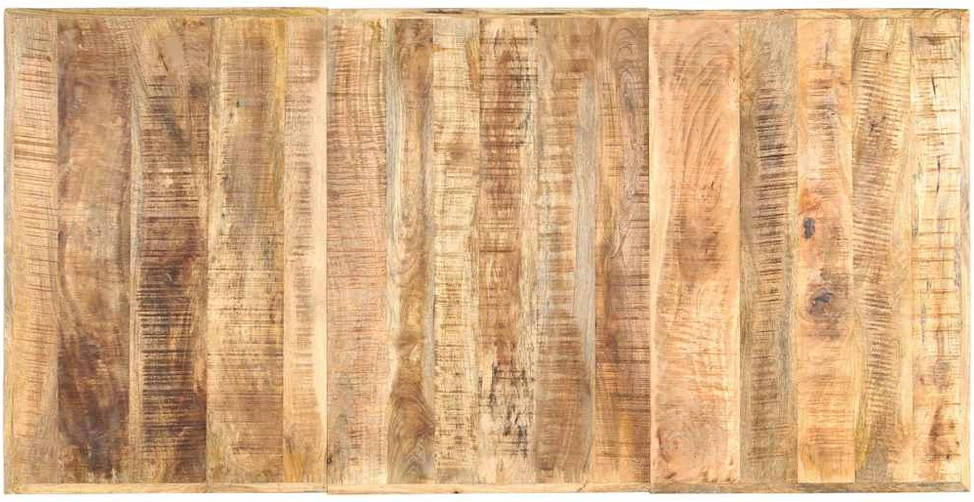 Valgomojo stalas, 180x90x76cm, neapdorotas mango masyvas