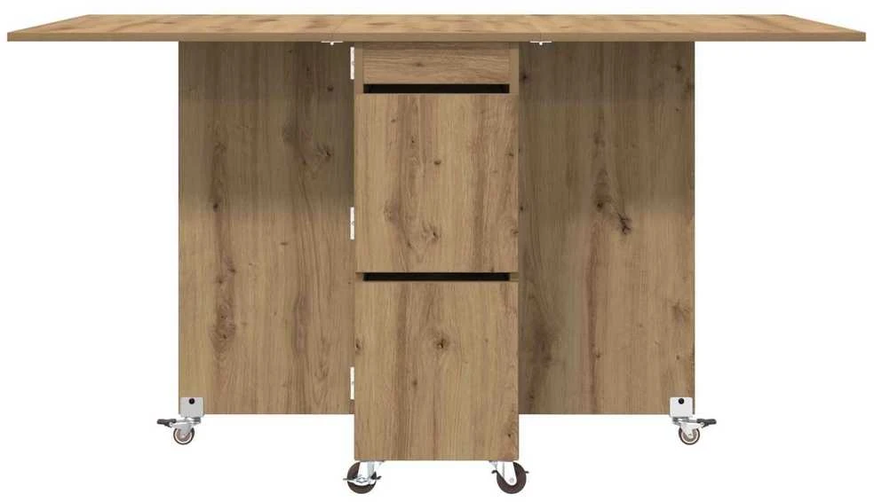 Valgomojo stalas 140 x 80 x 77 cm Apdirbta mediena Stačiakampio