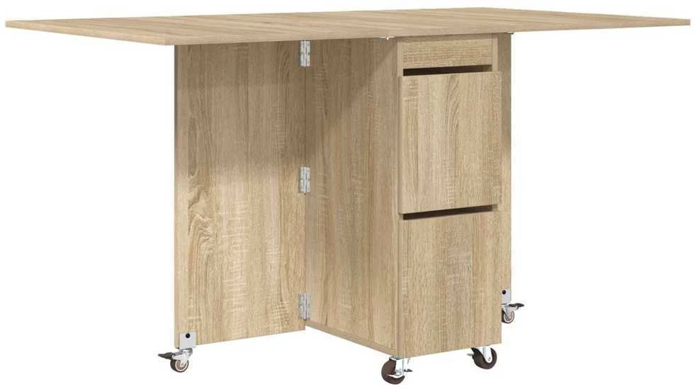Valgomojo stalas 140 x 80 x 77 cm Apdirbta mediena Stačiakampio