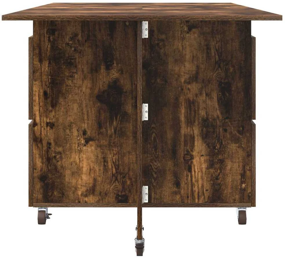 Valgomojo stalas 140 x 80 x 77 cm Apdirbta mediena Stačiakampio